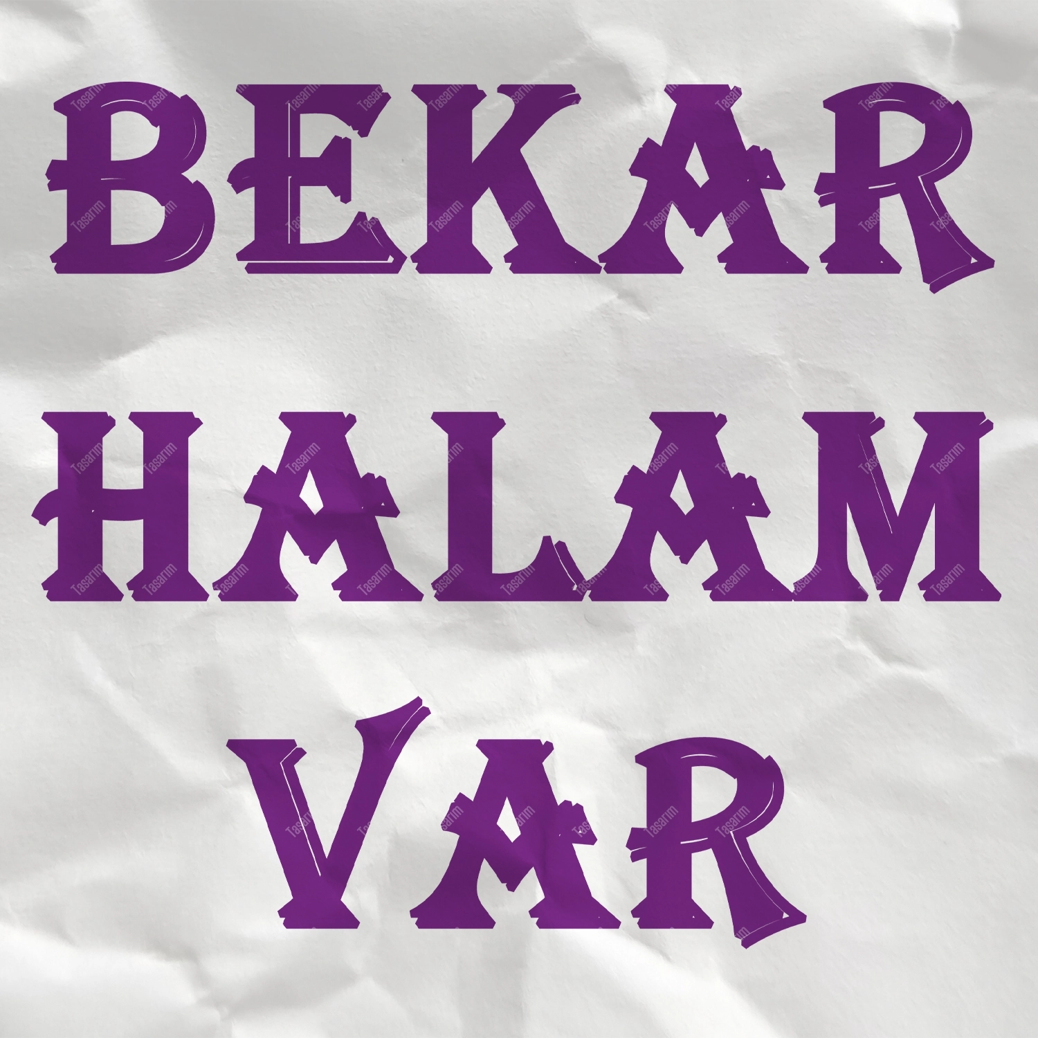 Bekar Halam Var - Bebek Body Zıbın