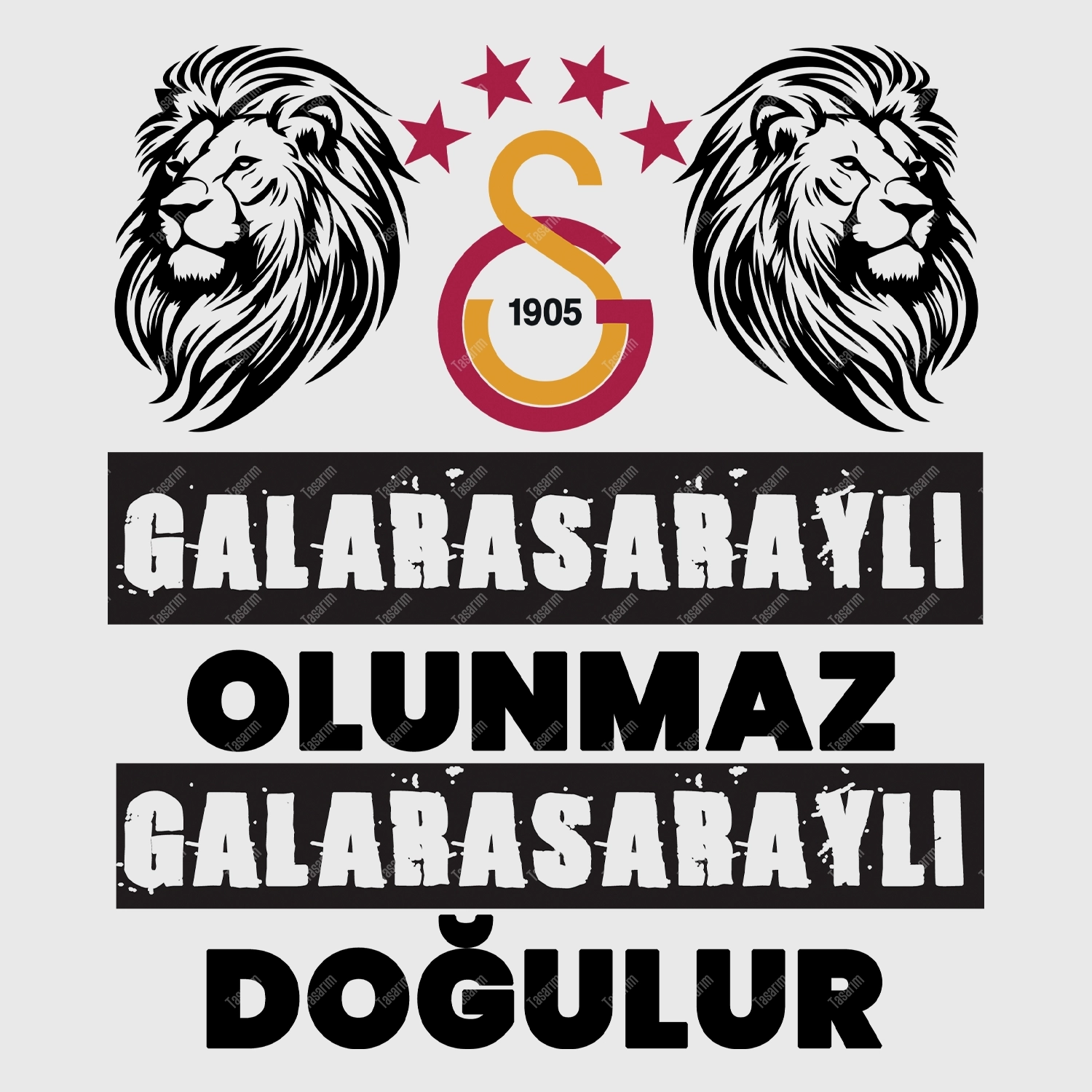 Galatasaraylı Olunmaz Galatasaraylı Doğulur - Bebek & Body & Zıbın