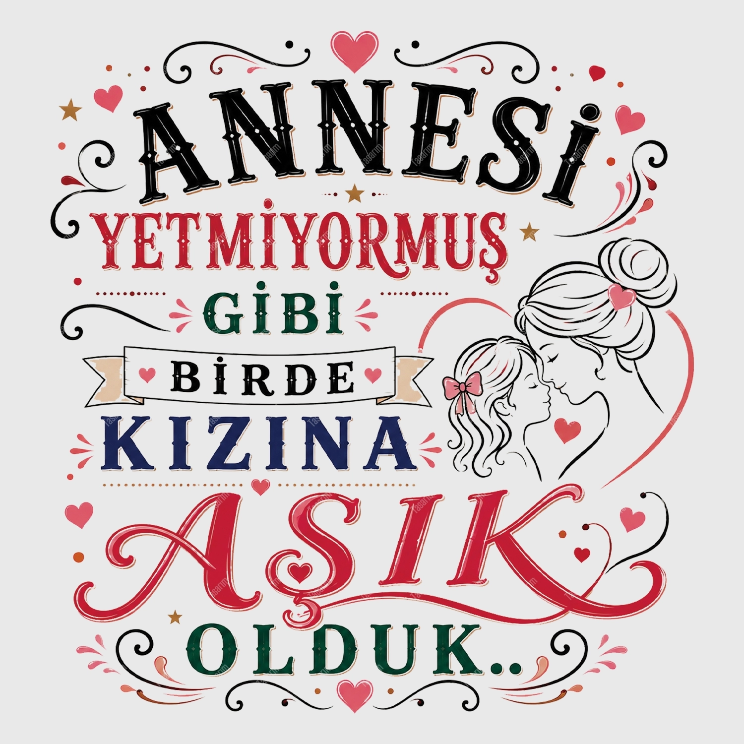 Annesi Yetmiyormuş Gibi Birde Kızına Aşık Olduk - Bebek Body Zıbın