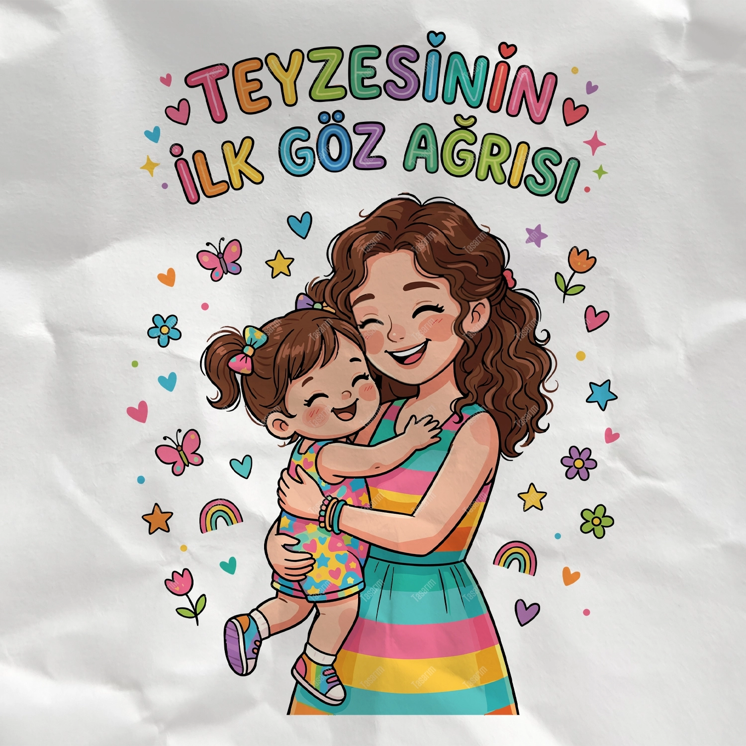Teyzesinin İlk Göz Ağrısı - Bebek Body Zıbın