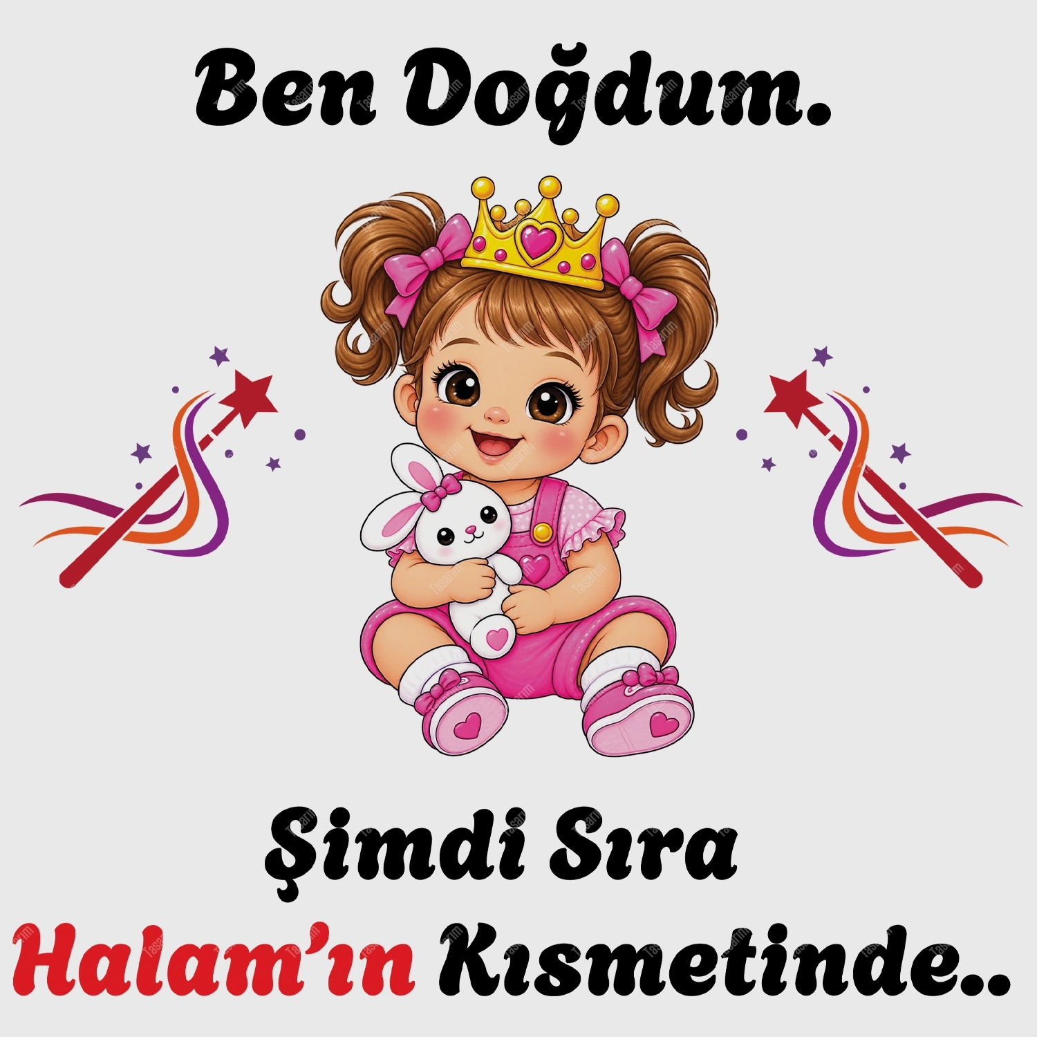 Ben Doğdum. Şimdi Sıra Halam’ın Kısmetinde.. - Bebek Body Zıbın