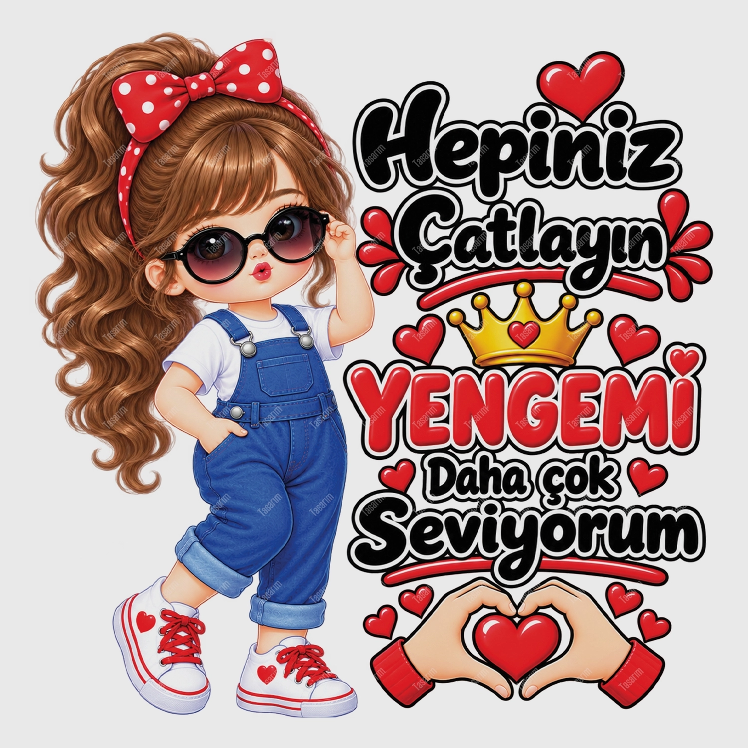 Hepiniz Çatlayın Yengemi Daha Çok Seviyorum - Bebek Body Zıbın