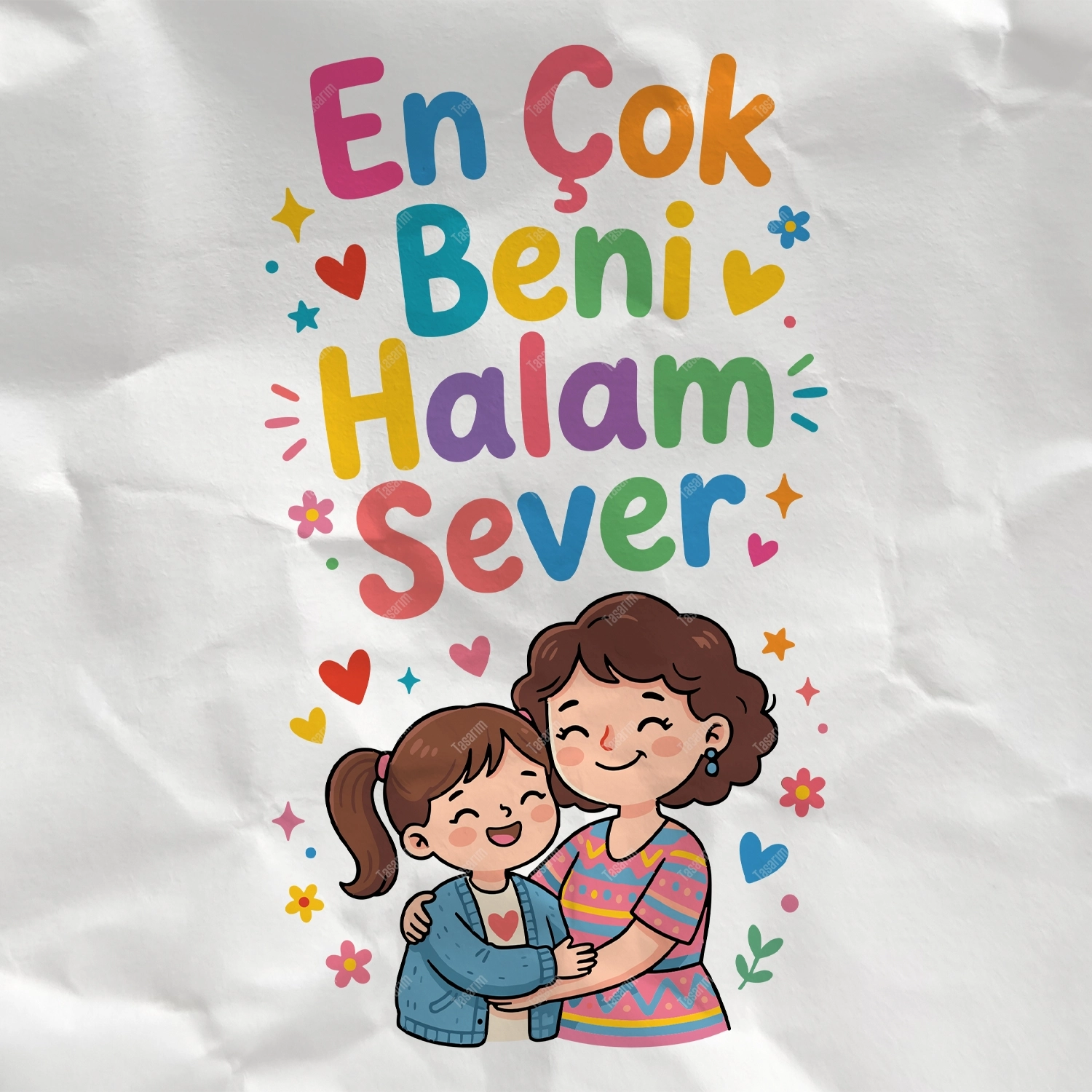 En Çok Beni Halam Sever - Bebek Body Zıbın