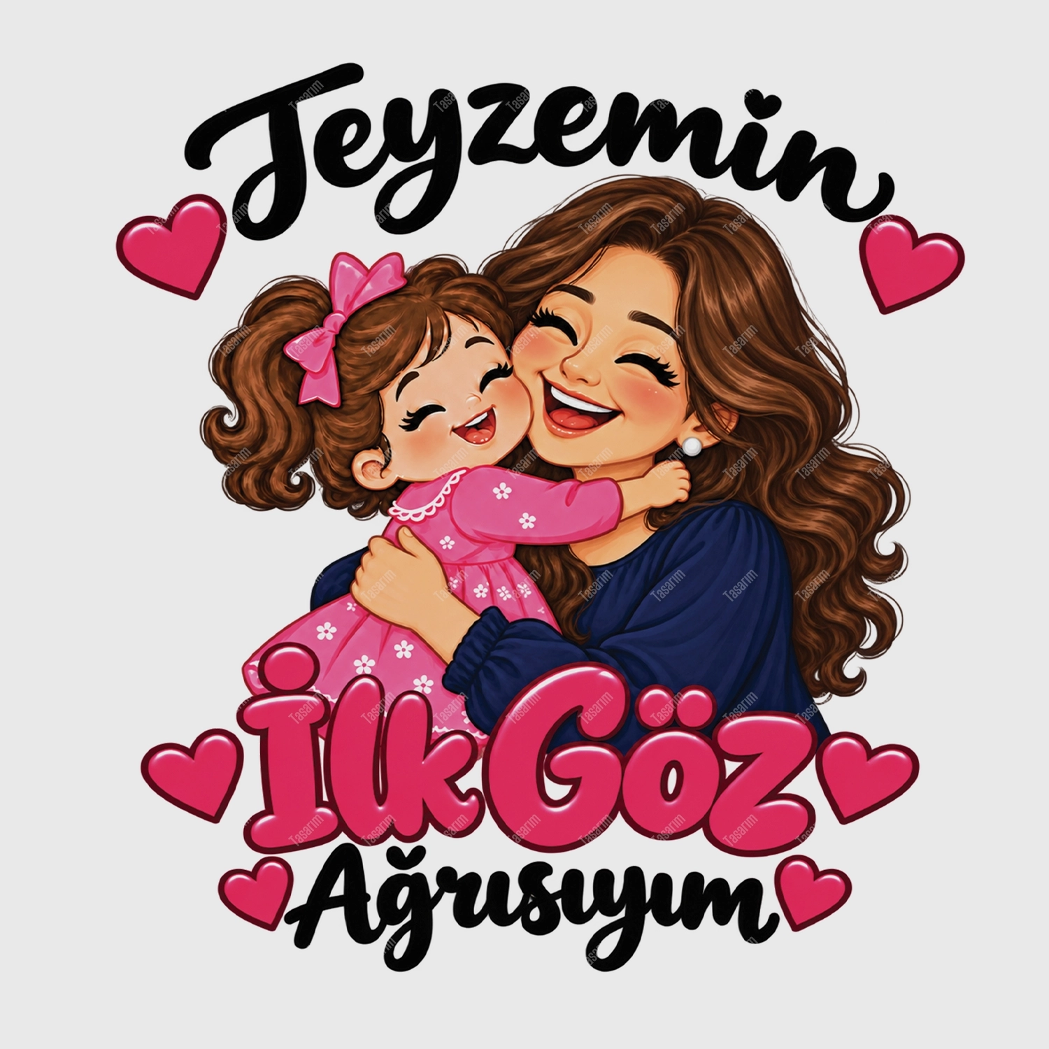 Teyzemin İlk Göz Ağrısıyım - Bebek Body Zıbın