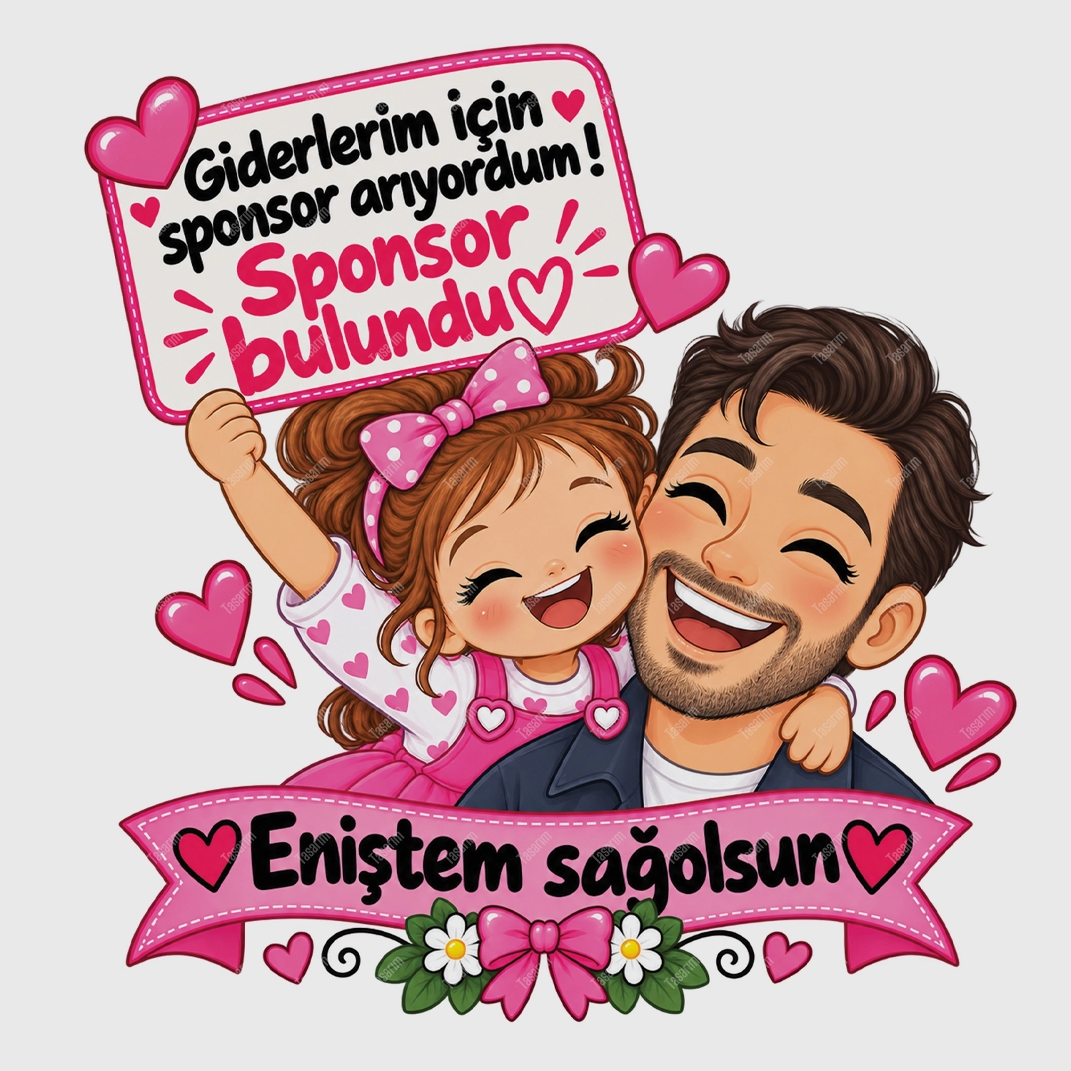 Giderlerim İçin Sponsor Arıyordum Sponsor Bulundu Eniştem Sağolsun - Bebek Body Zıbın