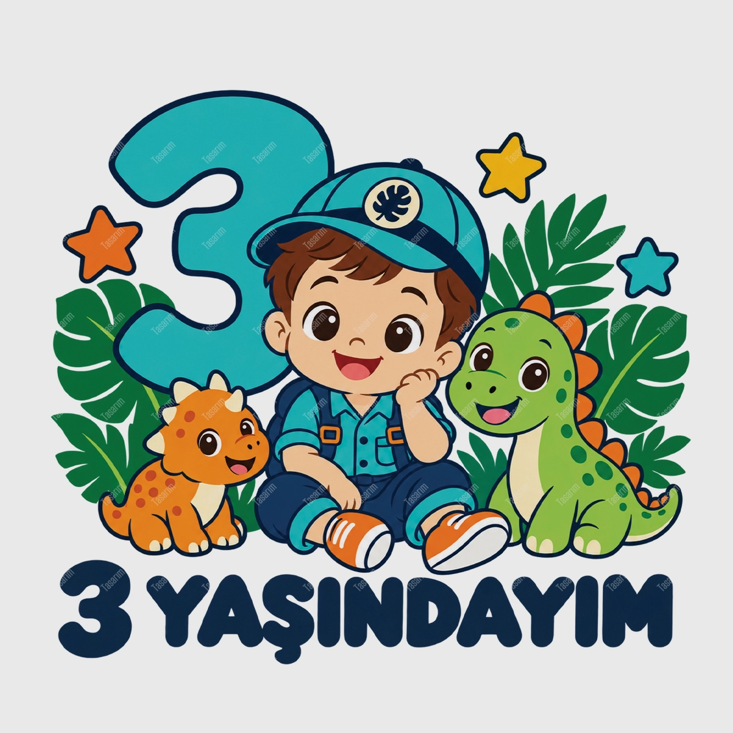 3 Yaşındayım - Bebek Body Zıbın