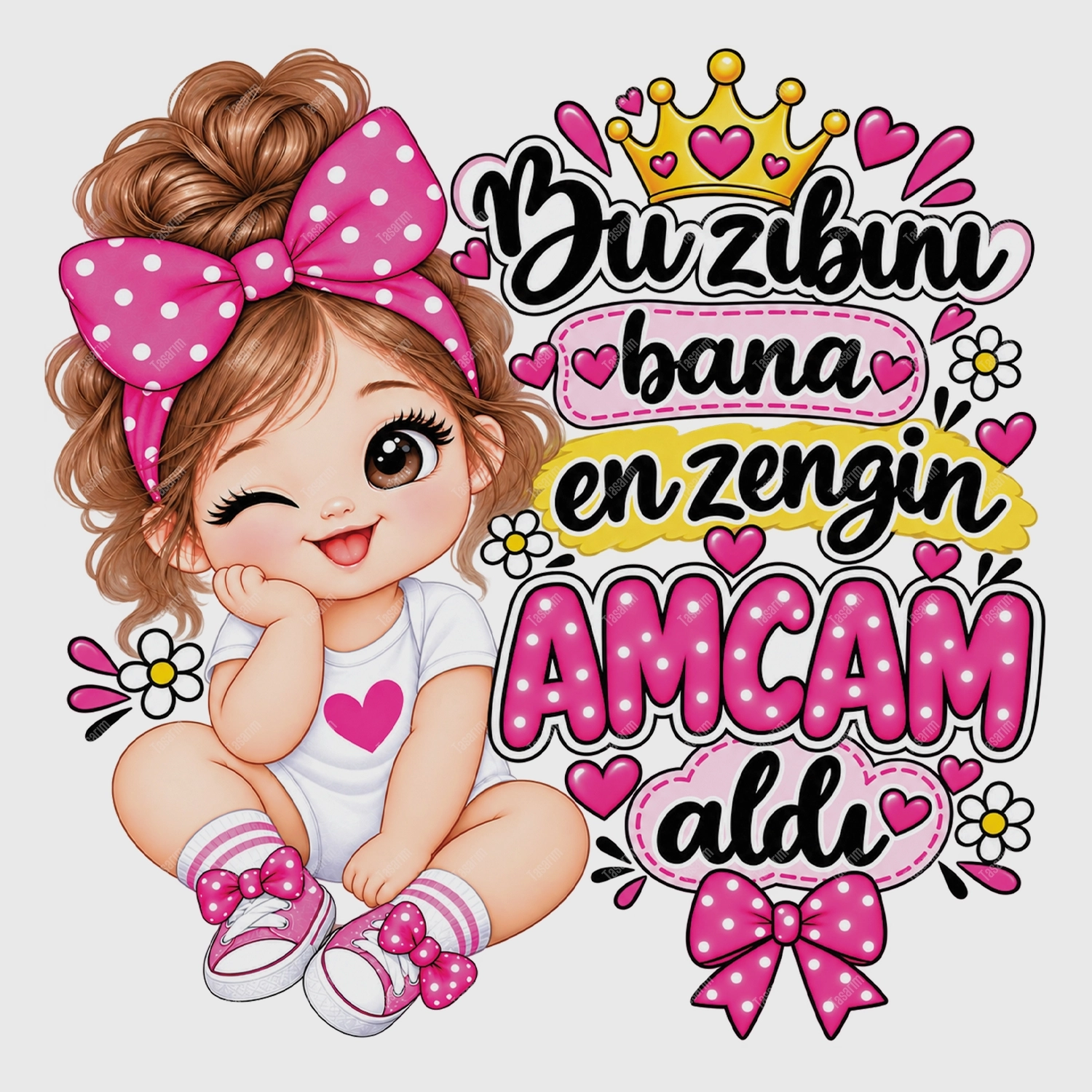 Bu Zıbını Bana En Zengin Amcam Aldı - Bebek Body Zıbın