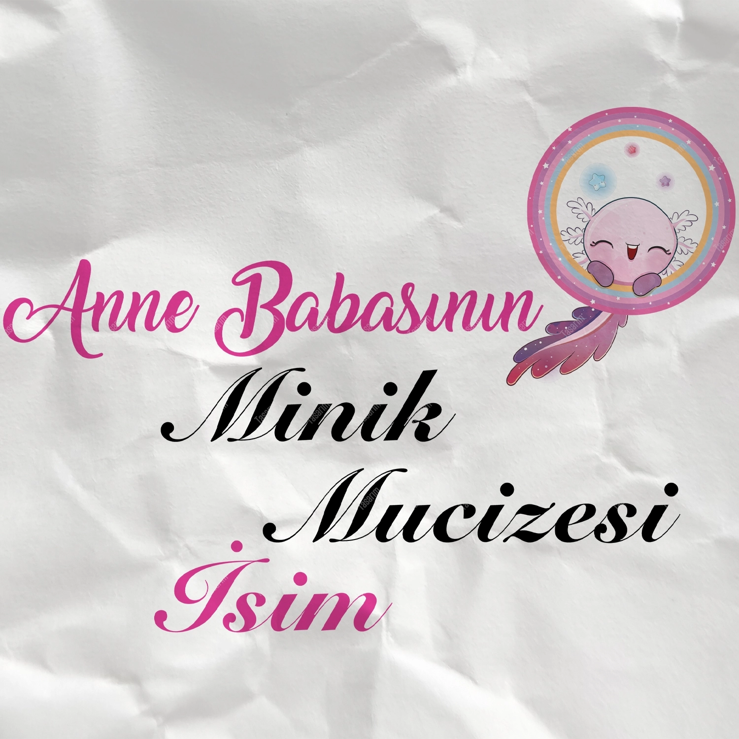 Anne Babasının Minik Mucizesi - Bebek Body Zıbın