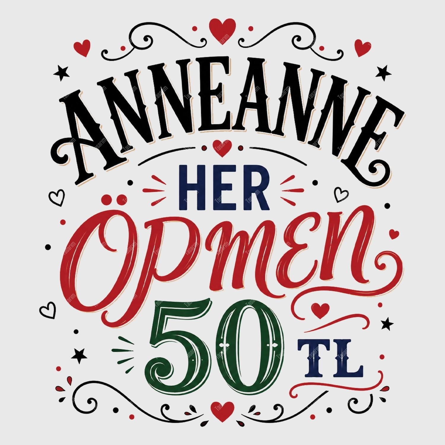 Anneanne Her Öpmen 50 TL - Bebek Body Zıbın