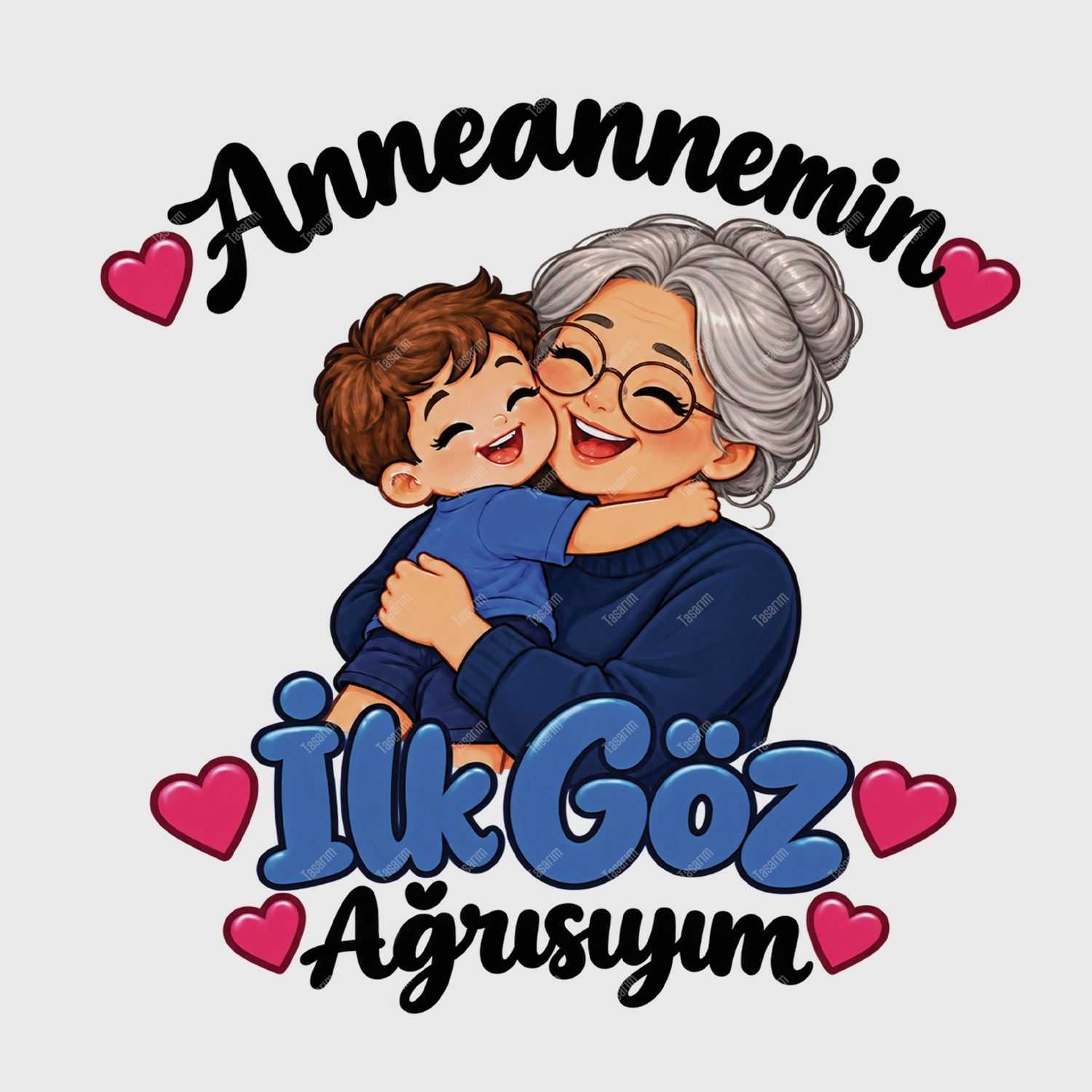 Anneannemin İlk Göz Ağrısıyım - Bebek Body Zıbın