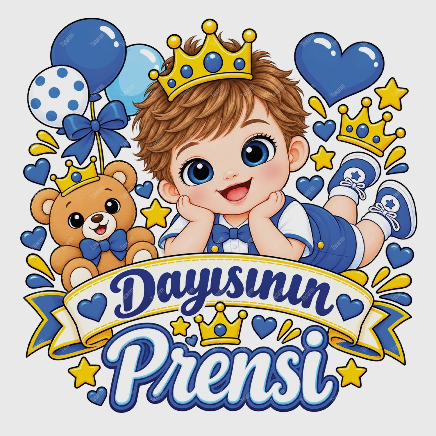 Dayısının Prensi - Bebek Body Zıbın