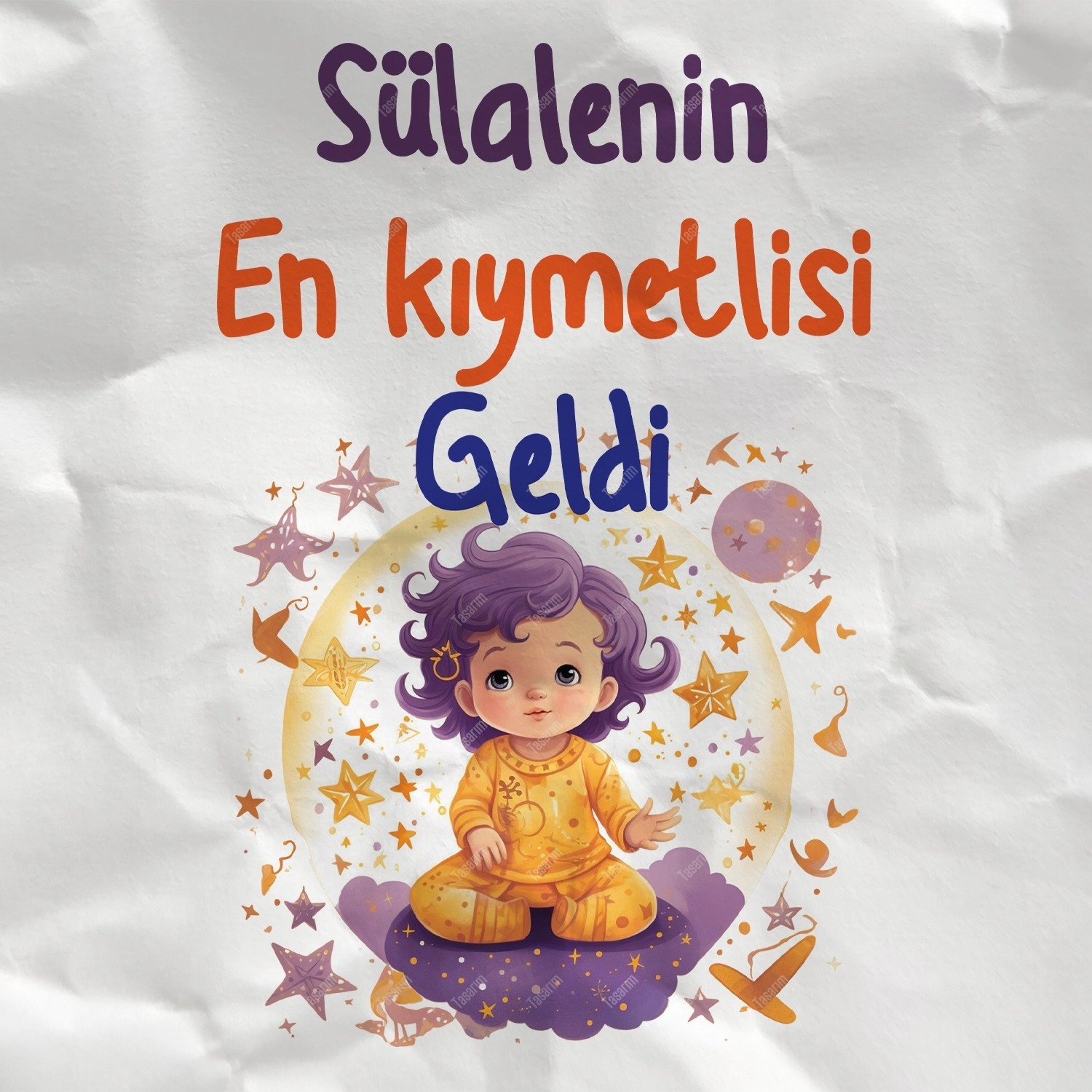 Sülalenin En Kıymetlisi Geldi - Bebek Body Zıbın
