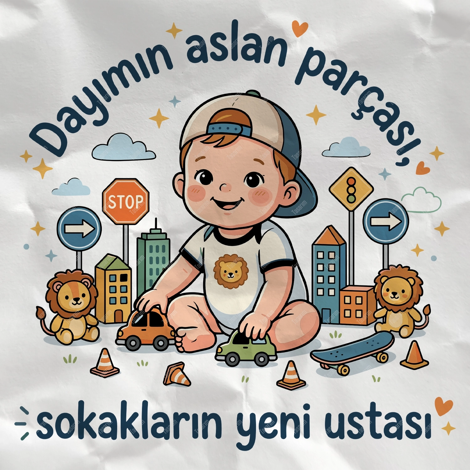 Dayımın Aslan Parçası Sokakların Yeni Ustası - Bebek Body Zıbın