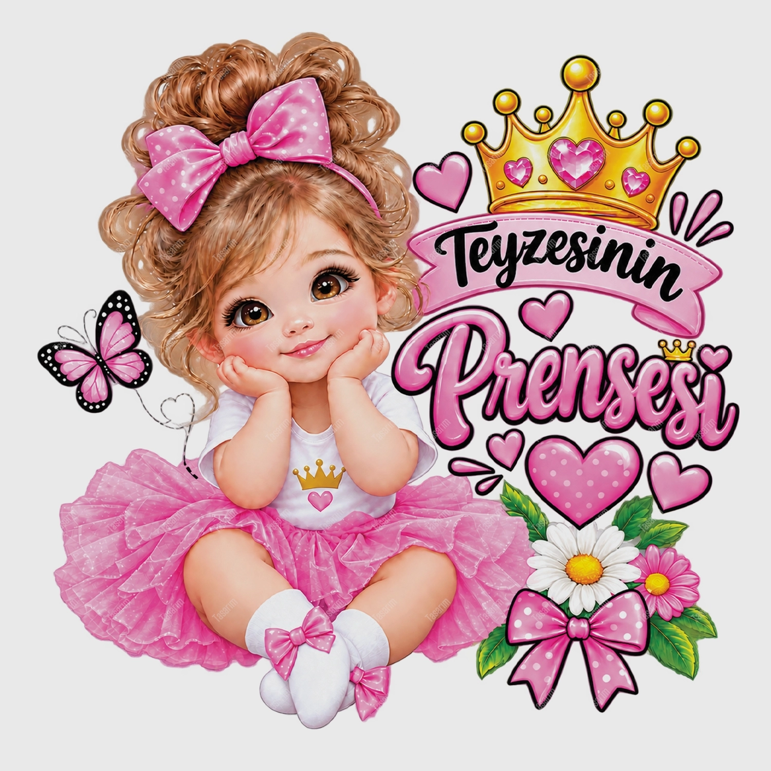 Teyzesinin Prensesi - Bebek Body Zıbın