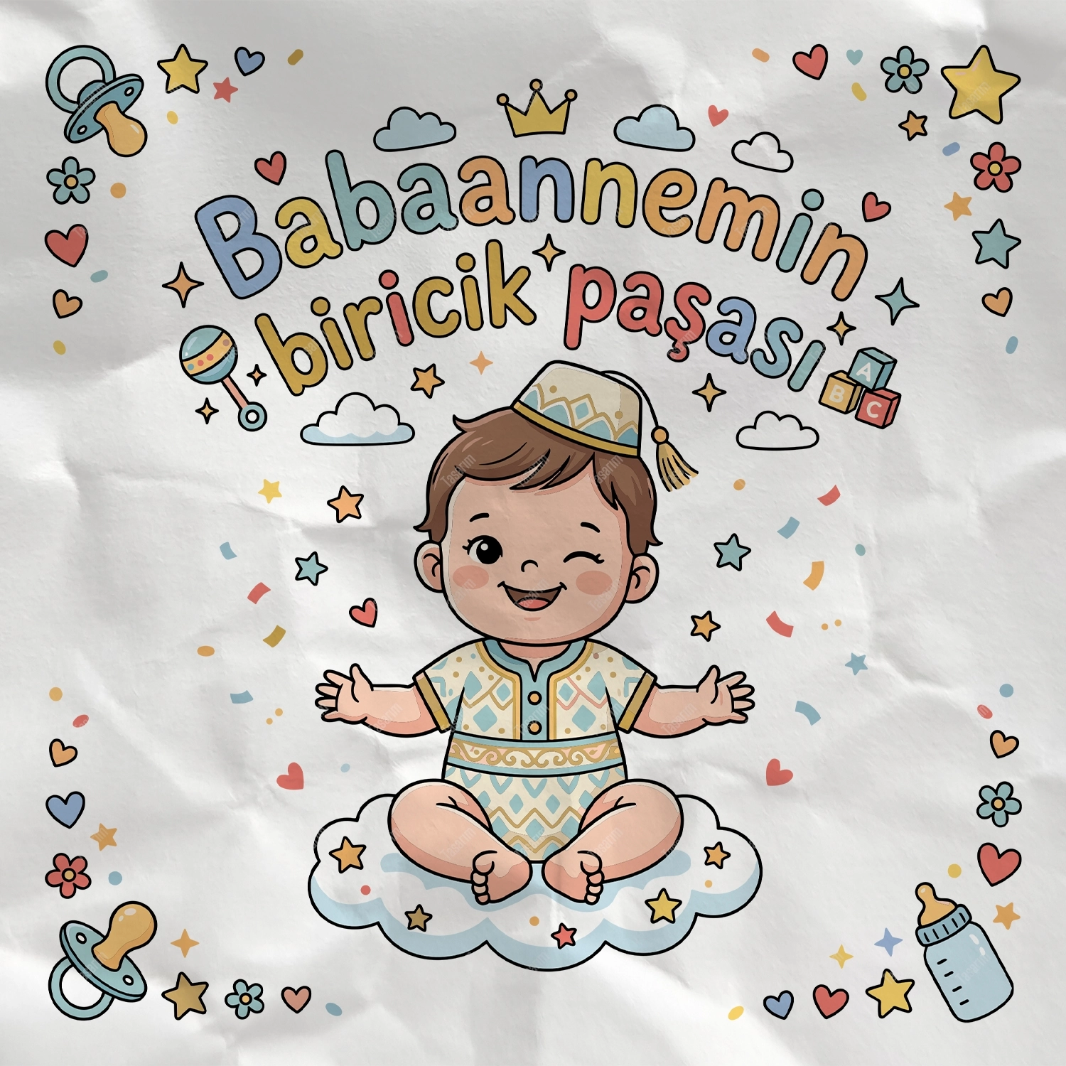 Babaannemin Biricik Paşası - Bebek Body Zıbın