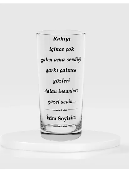 Tekli Rakı Kadehi