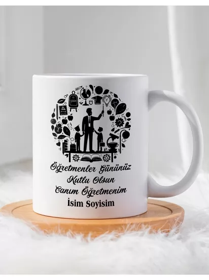 Öğretmenler Gününe Özel Kupa Bardak