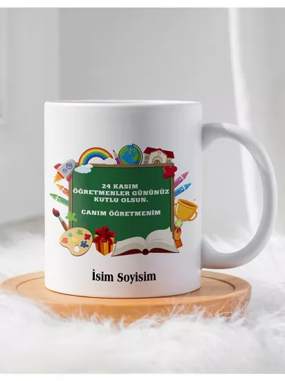 Öğretmenler Gününe Özel Kupa Bardak