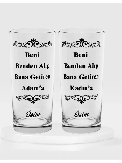 İkili Rakı Kadehi