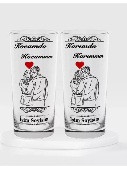İkili Rakı Kadehi