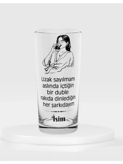Tekli Rakı Kadehi