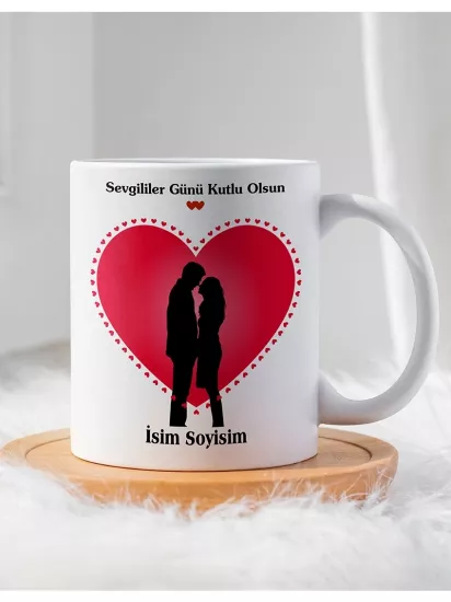 Sevgililer Gününe Özel Hediyelik Kupa Bardak