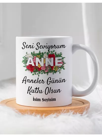 Anneler Gününe Özel Kupa Bardak