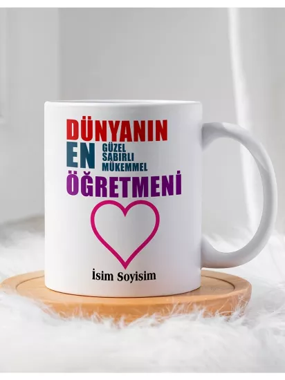 Öğretmenler Gününe Özel Kupa Bardak
