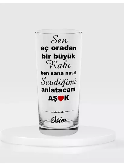 Tekli Rakı Kadehi
