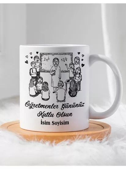 Öğretmenler Gününe Özel Kupa Bardak