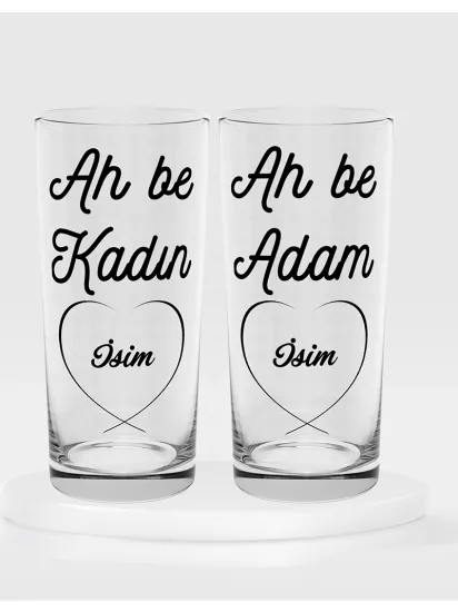 İkili Rakı Kadehi