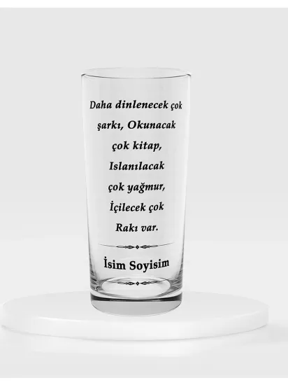 Tekli Rakı Kadehi
