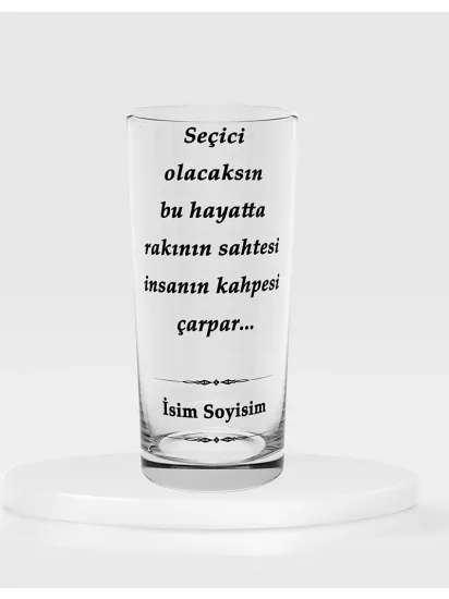 Tekli Rakı Kadehi