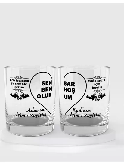 İkili Viski Kadehi