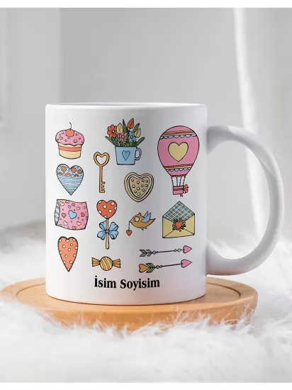 Sevgililer Gününe Özel Hediyelik Kupa Bardak