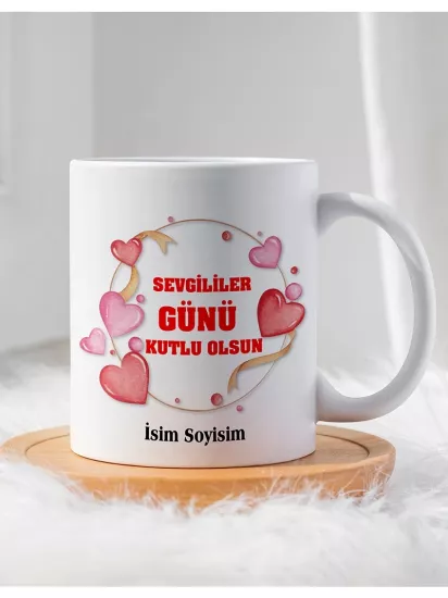 Sevgililer Gününe Özel Hediyelik Kupa Bardak