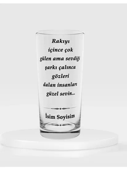 Tekli Rakı Kadehi