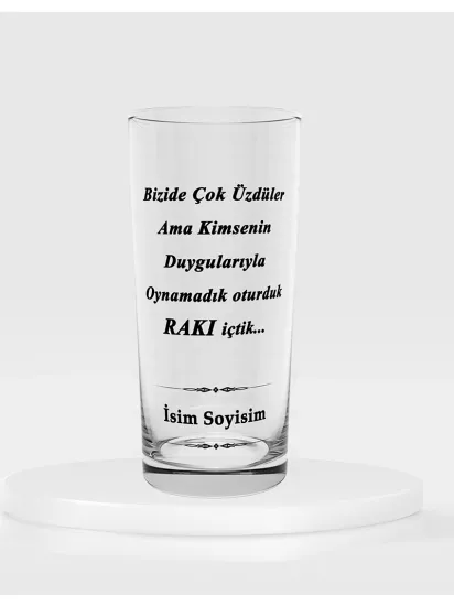 Tekli Rakı Kadehi