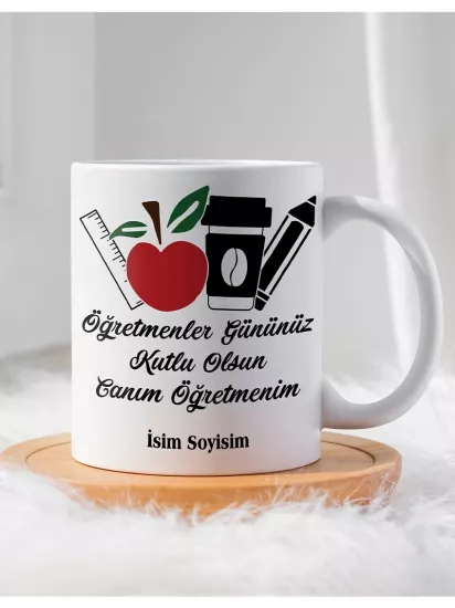 Öğretmenler Gününe Özel Kupa Bardak