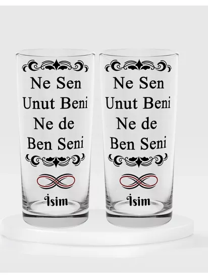 İkili Rakı Kadehi