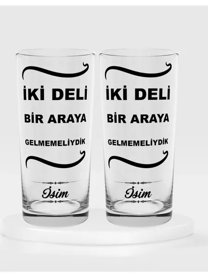 İkili Rakı Kadehi