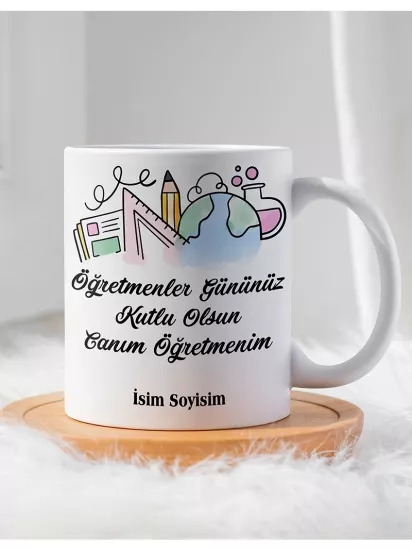 Öğretmenler Gününe Özel Kupa Bardak