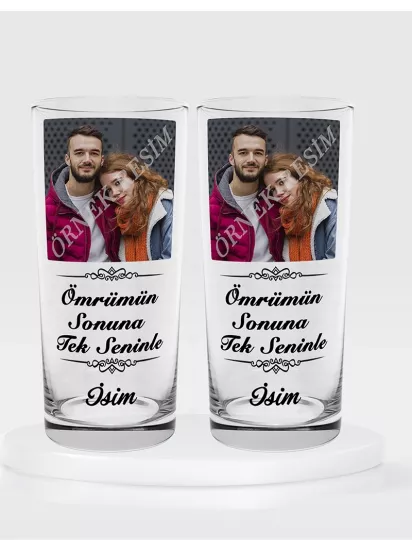 İkili Rakı Kadehi