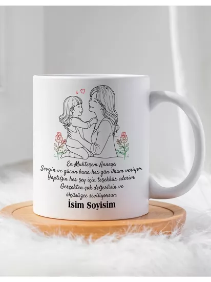 Anneler Gününe Özel Kupa Bardak
