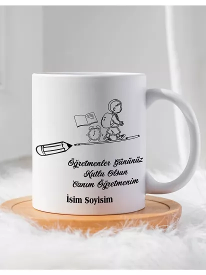 Öğretmenler Gününe Özel Kupa Bardak