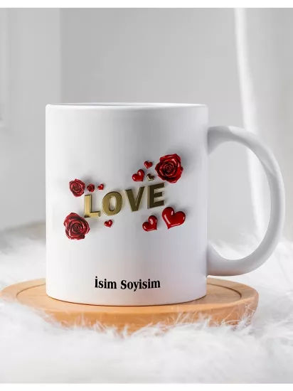 Sevgililer Gününe Özel Hediyelik Kupa Bardak