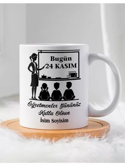 Öğretmenler Gününe Özel Kupa Bardak