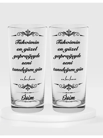 İkili Rakı Kadehi