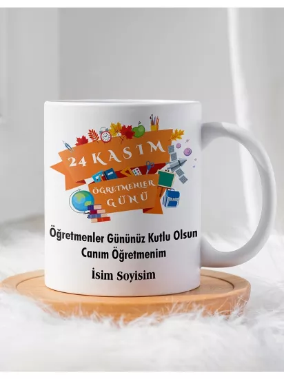 Öğretmenler Gününe Özel Kupa Bardak