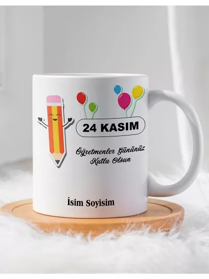 Öğretmenler Gününe Özel Kupa Bardak